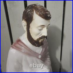 Nativity Set Blow Mold 28'' Mary Joseph Jesus Pan Asian Creations 3 Piece