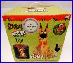 New 2004 Gemmy Scooby-doo 7 Ft Halloween Airblown Inflatable Lights Up, Sealed