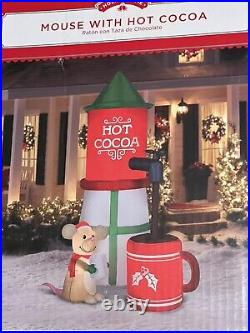 New 2020 Gemmy 8' Mouse & Cocoa Christmas inflatable Airblown Blow-up