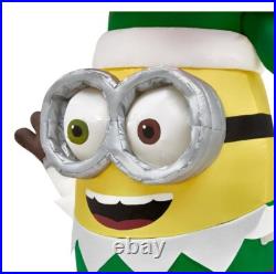New 5 Ft Tall Universal Despicable Me Minion Elves Presents Inflatable By Gemmy