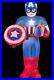 New 6 Ft Tall Marvel Christmas Captain America Shield Present Inflatable Gemmy