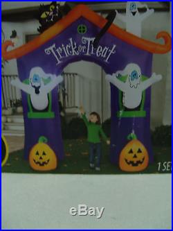 New 9 Feet Halloween Inflatable Airblown Archway Ghost House Outdoor Yard Decor