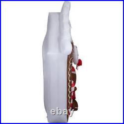 New Christmas Inflatable Gingerbread House Yard Decor 8.5ft Light Up Scene