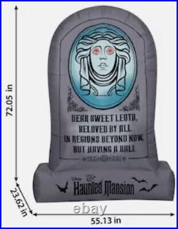 New Disney Haunted Mansion Madame Leota Tombstone 6ft Inflatable (in Hand)