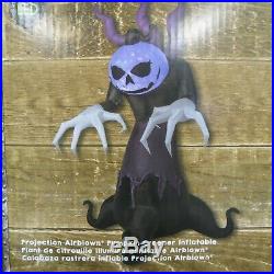 New GEMMY 9.5 Ft Wicked Pumpkin Creeper Inflatable Haunted Halloween
