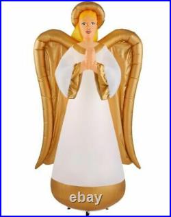 New! Gemmy Airblown 8 ft. Inflatable Fuzzy Luxe Angel Christmas