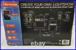 New-In-Box Rare GEMMY MP3 Compatible Holiday Outdoor Synchronized Light Show