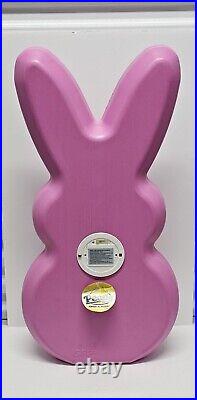 New Pink Blow Mold Bunny Peep GFP General Foam Plastics HTF Rare Easter Lighted
