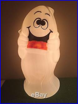 New Rare Set Of Vintage 32 Halloween Trick And Treat Ghosts Lighted Blow Molds
