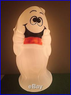 New Rare Vintage 32 Halloween Treat Character Ghost Lighted Blow Mold Decor