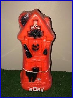 New Vtg Empire Sealed Halloween 17 Lighted Blow Mold Haunted House Decoration