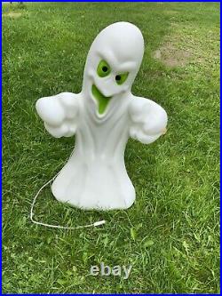 Nice Vintage Empire Ghost Blow Mold Green Eyes 36 Tall