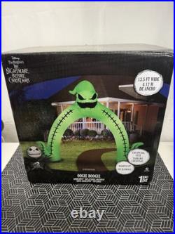 Nightmare Before Christmas 13.5 ft. Wide Oogie Boogie Halloween Inflatable Arch