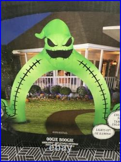 Nightmare Before Christmas 13.5 ft. Wide Oogie Boogie Halloween Inflatable Arch