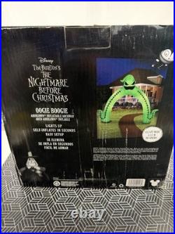 Nightmare Before Christmas 13.5 ft. Wide Oogie Boogie Halloween Inflatable Arch