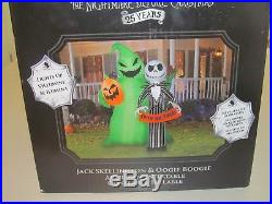 Nightmare Before Christmas Jack Skellington Oogie Boogie Inflatable Halloween