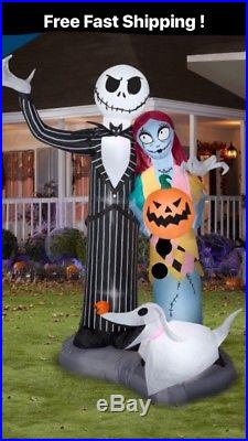 Nightmare Before Christmas Scene Halloween Airblown Inflatable 6FT Tall New