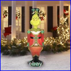 OUTDOOR CHRISTMAS GRINCH NUTCRACKER 6 Ft Illuminated Yard Lawn Decoration