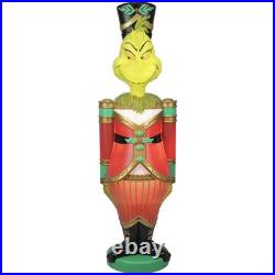 OUTDOOR CHRISTMAS GRINCH NUTCRACKER 6 Ft Illuminated Yard Lawn Decoration