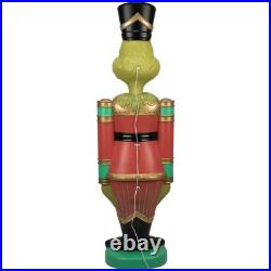 OUTDOOR CHRISTMAS GRINCH NUTCRACKER 6 Ft Illuminated Yard Lawn Decoration