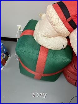 PARTS OR REPAIR Vintage Gemmy Air blown Peanuts Christmas Charlie Brown & Snoopy