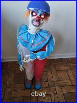 Pan Asian Halloween animated clown scary prop 35 RARE vintage light up lawn dec