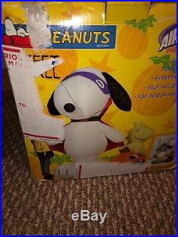 Peanut Halloween Inflatable 7ft Snoopy Gemmy Inflatable Great Condition