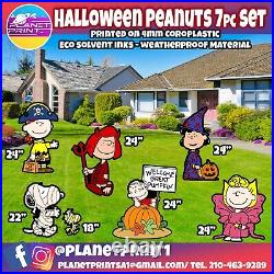 Peanuts Halloween lawn décor Set 7pcs #2