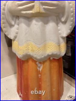 Poloron Choir BOY Vintage Blow Mold Blowmold Christmas