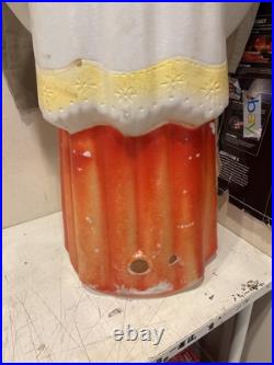 Poloron Choir BOY Vintage Blow Mold Blowmold Christmas