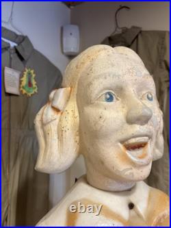 Poloron Choir Girl Vintage Blow Mold Blowmold Christmas