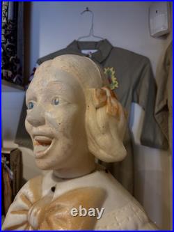 Poloron Choir Girl Vintage Blow Mold Blowmold Christmas