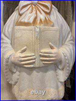 Poloron Choir Girl Vintage Blow Mold Blowmold Christmas