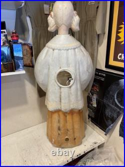 Poloron Choir Girl Vintage Blow Mold Blowmold Christmas
