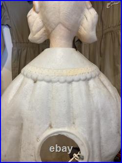 Poloron Choir Girl Vintage Blow Mold Blowmold Christmas