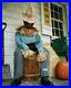 Preorder Halloween Animated 4.5 Scarecrow W Candy Bowl Prop Decor +free Step Pad