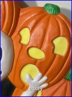 Pumpkin Wreath Ghost Halloween Blow Mold 18 Union Products DON FEATHERSTONE