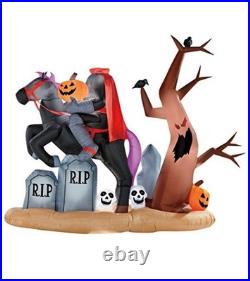RARE 2014 NIB Gemmy 9FT Headless Horseman Airblown Inflatable Halloween