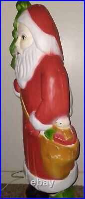 RARE 30 Vintage 1987 Union Products Lighted Blow #7640 Father Christmas Tree