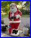 RARE 5ft Santa Claus General Foam Plastic Blow Mold Light Up Yard Decoration