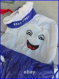 RARE 8.5' Tall Inflatable Ghostbusters Stay Puft Marshmallow Man Halloween