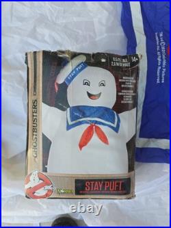 RARE 8.5' Tall Inflatable Ghostbusters Stay Puft Marshmallow Man Halloween