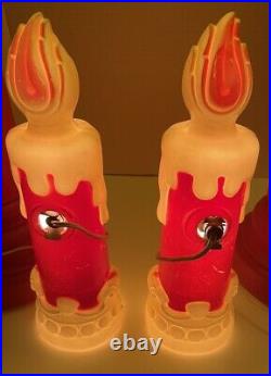 RARE Empire flame Blow Mold 39 Lamp Post Street Light 1969 14 Candles 1970