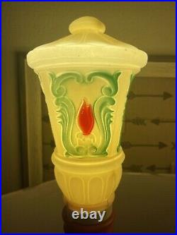 RARE Empire flame Blow Mold 39 Lamp Post Street Light 1969 14 Candles 1970