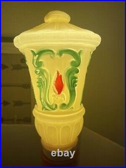 RARE Empire flame Blow Mold 39 Lamp Post Street Light 1969 14 Candles 1970