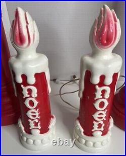 RARE Empire flame Blow Mold 39 Lamp Post Street Light 1969 14 Candles 1970