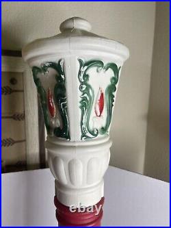 RARE Empire flame Blow Mold 39 Lamp Post Street Light 1969 14 Candles 1970