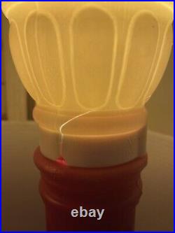 RARE Empire flame Blow Mold 39 Lamp Post Street Light 1969 14 Candles 1970