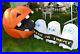 RARE GEMMY 8′ Lighted Halloween Pac Man Ghost Pumpkin Airblown Inflatable Decor