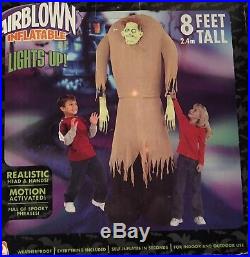RARE Gemmy 2005 Airblown Inflatable Ogre Motion 8' New In Box